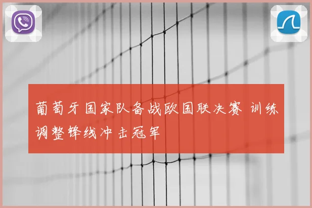 葡萄牙国家队备战欧国联决赛 训练调整锋线冲击冠军