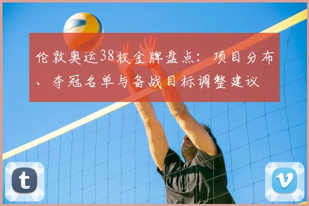 伦敦奥运38枚金牌盘点：项目分布、夺冠名单与备战目标调整建议